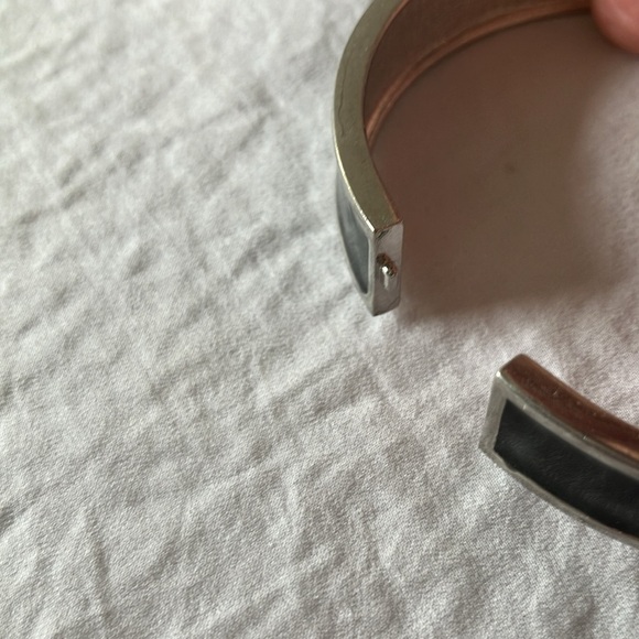 Black & Silver tone stretch bracelets- “J” & “K” initials- set of 2 - Picture 8 of 16